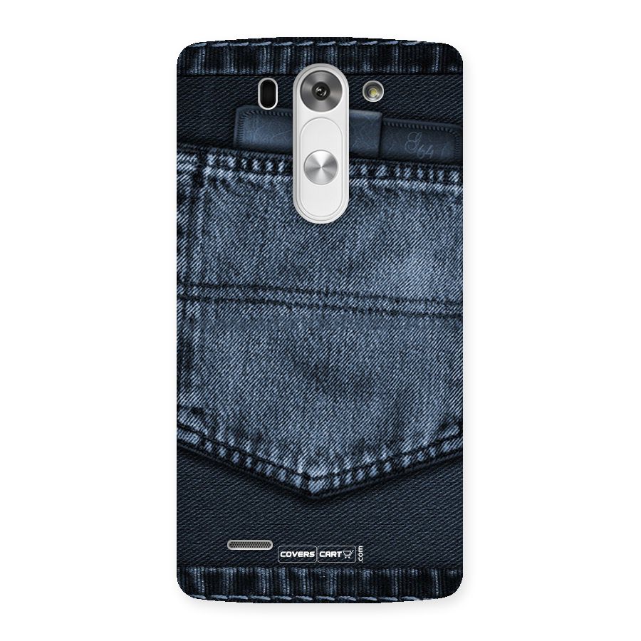 Blue Denim Back Case for LG G3 Mini