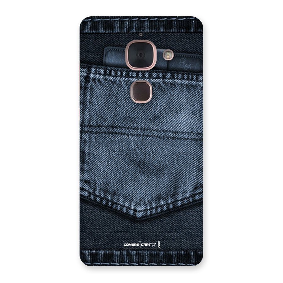 Blue Denim Back Case for Le Max 2