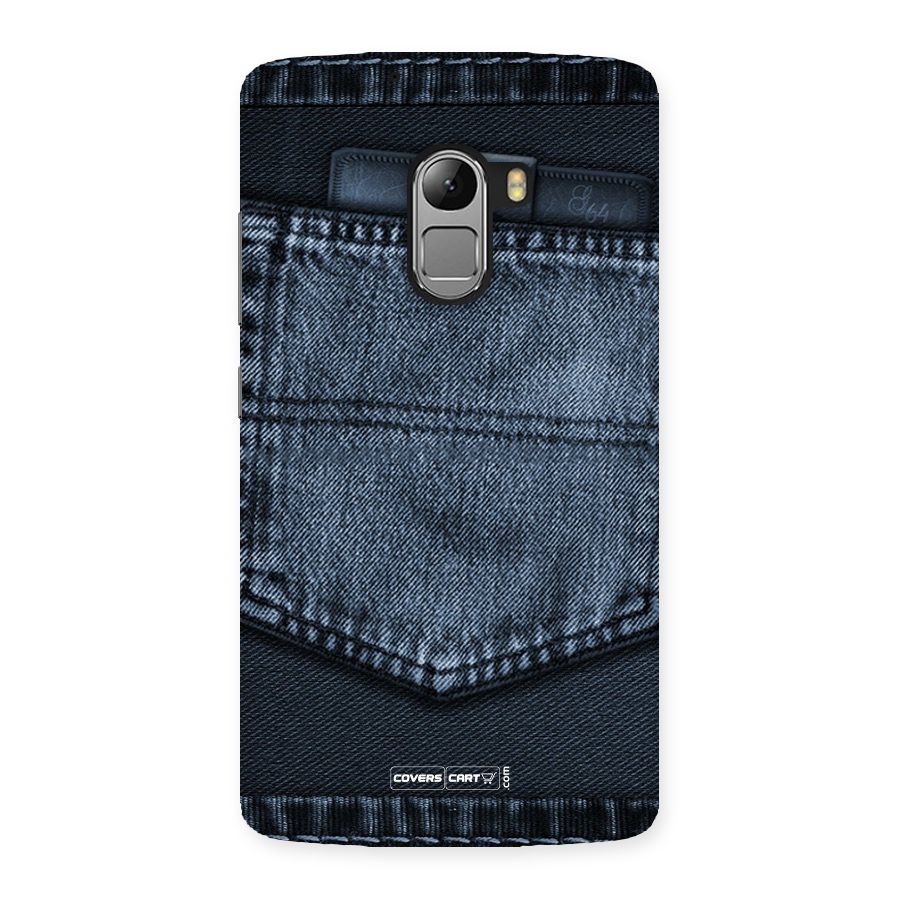 Blue Denim Back Case for Lenovo K4 Note