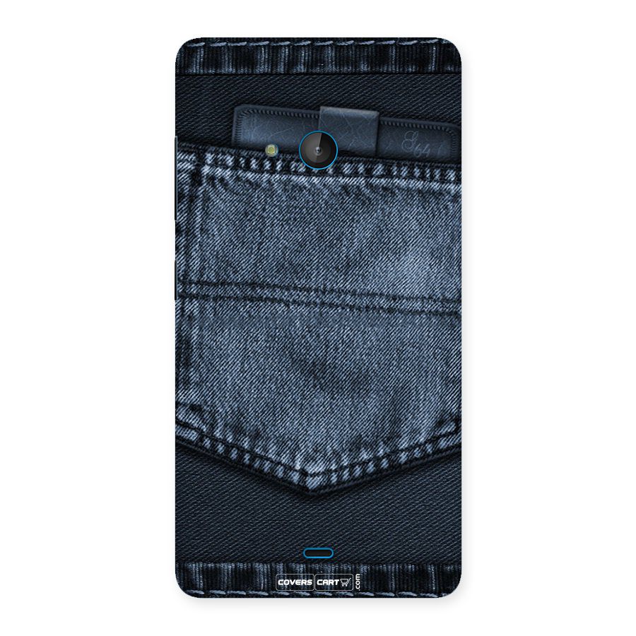 Blue Denim Back Case for Lumia 540