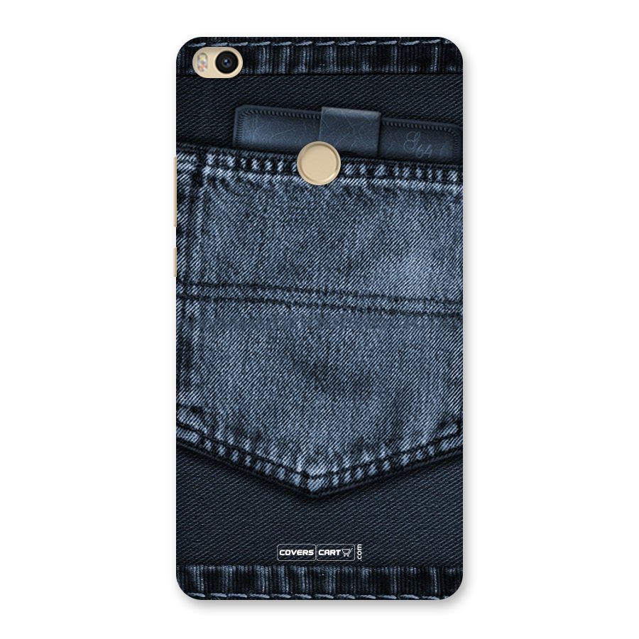 Blue Denim Back Case for Mi Max 2