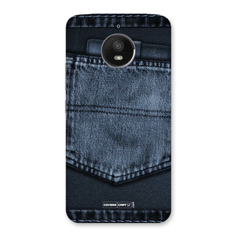 Blue Denim Back Case for Moto E4 Plus