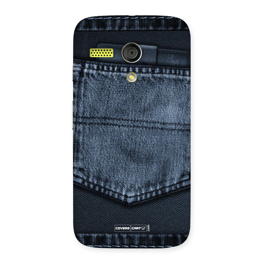 Blue Denim Back Case for Moto G