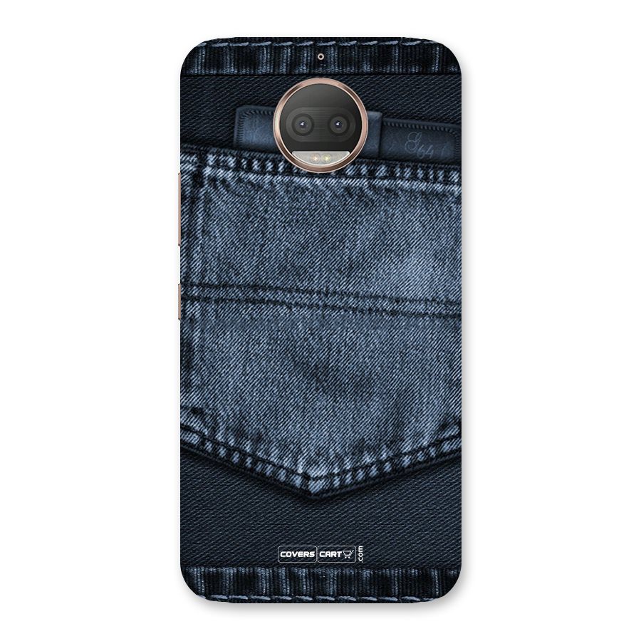 Blue Denim Back Case for Moto G5s Plus