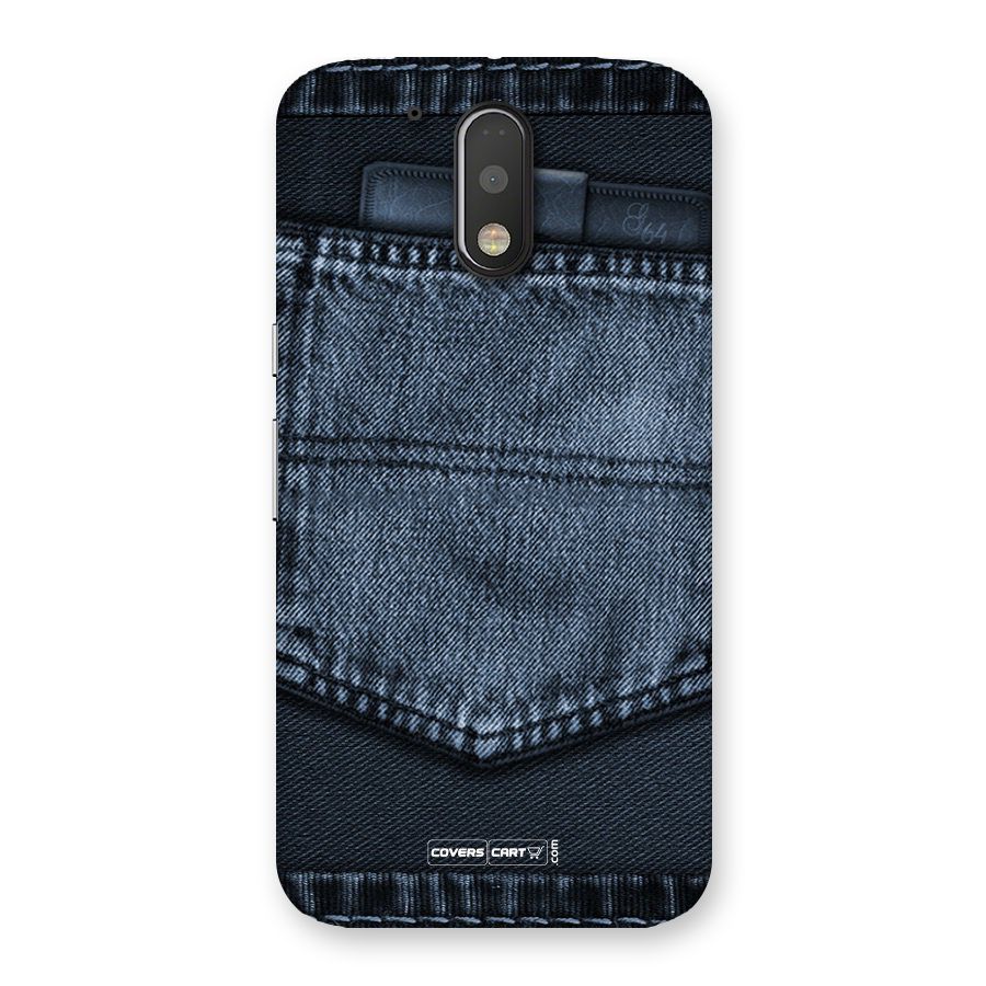 Blue Denim Back Case for Motorola Moto G4