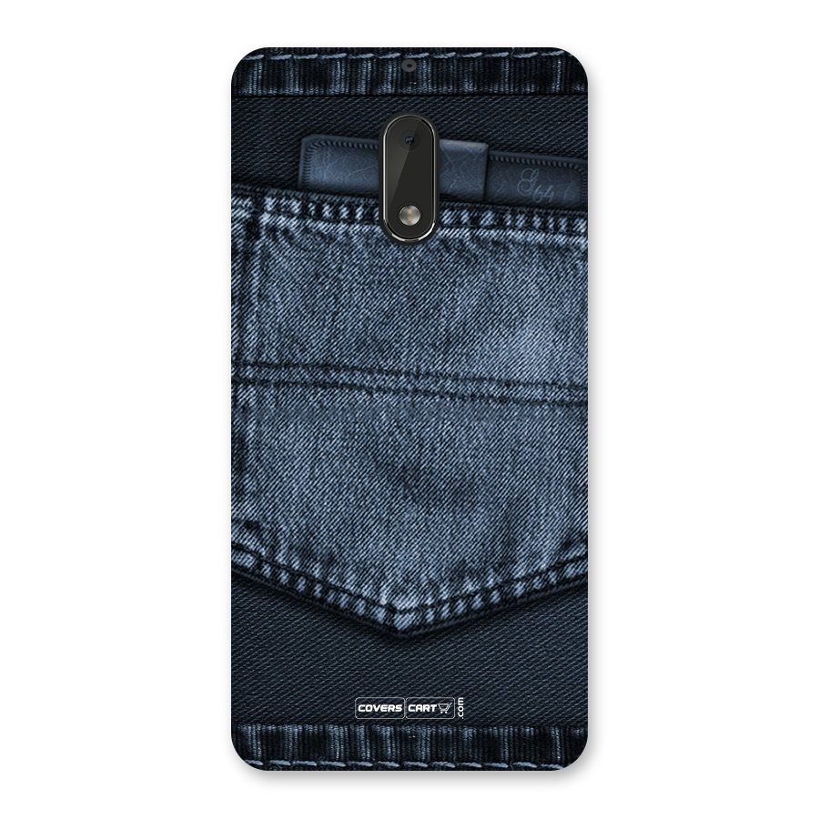 Blue Denim Back Case for Nokia 6