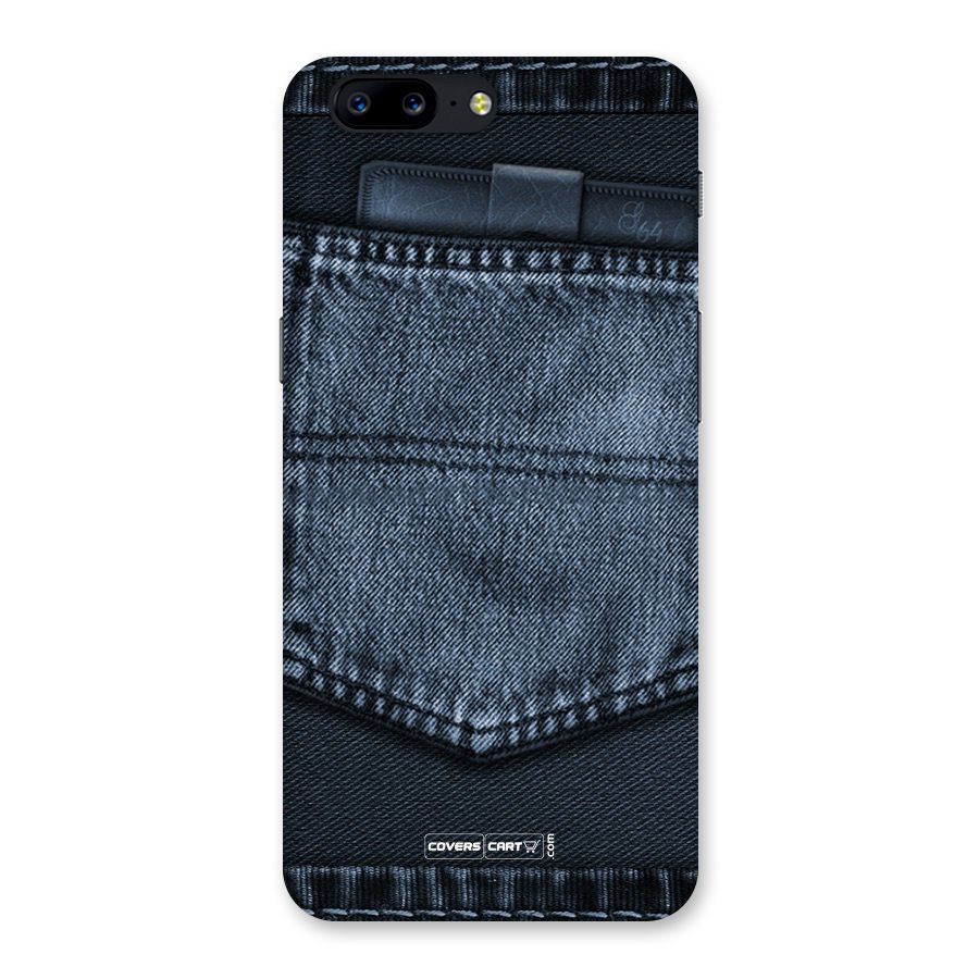 Blue Denim Back Case for OnePlus 5