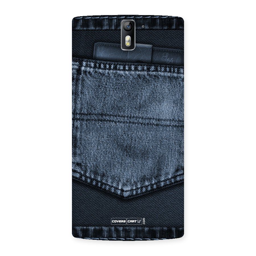 Blue Denim Back Case for One Plus One
