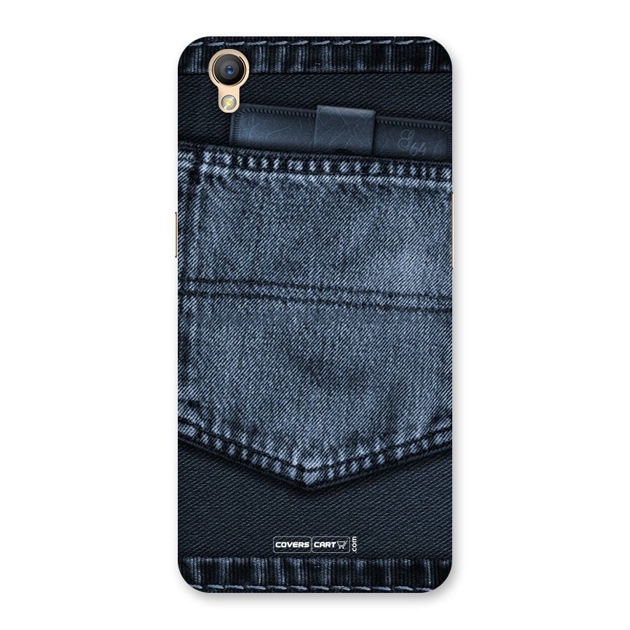 Blue Denim Back Case for Oppo A37