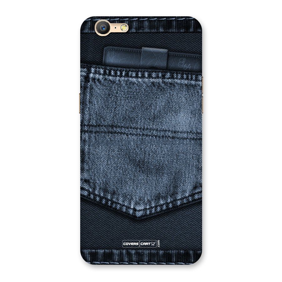 Blue Denim Back Case for Oppo A57