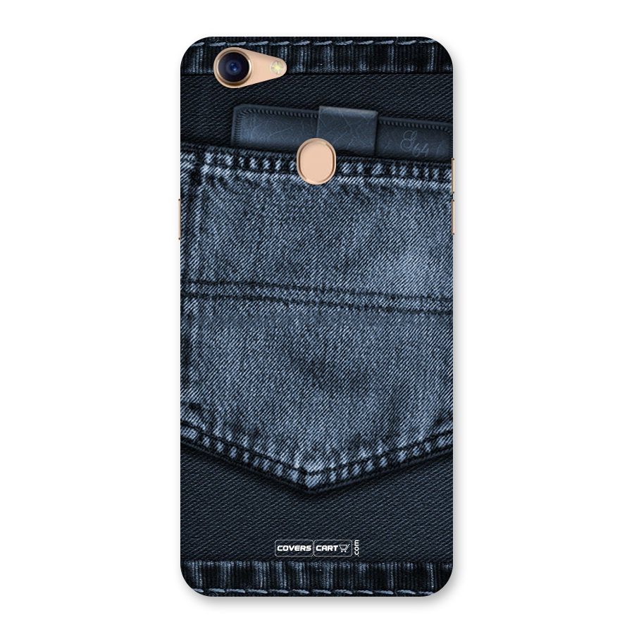 Blue Denim Back Case for Oppo F5