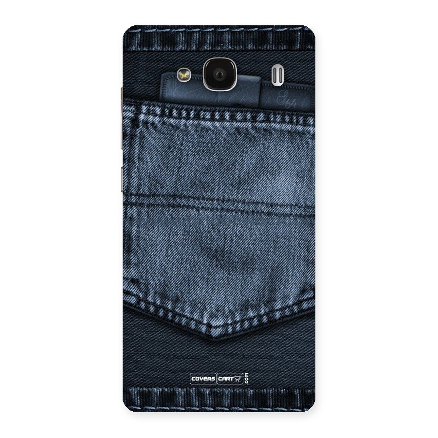 Blue Denim Back Case for Redmi 2