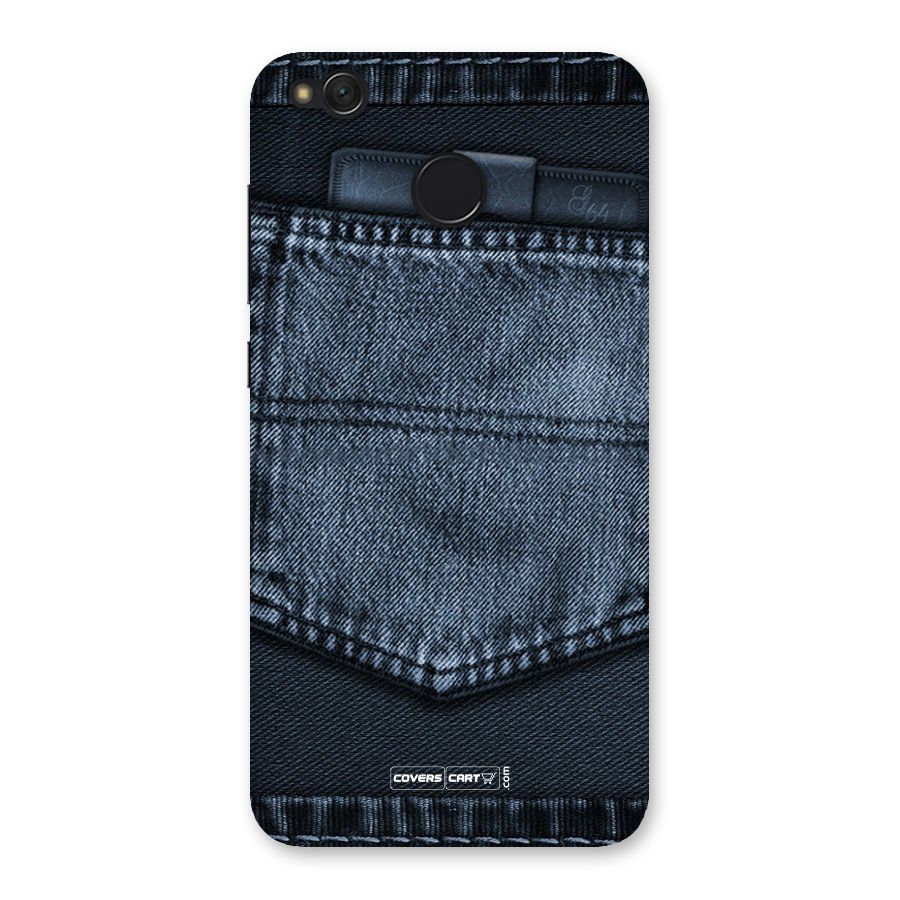 Blue Denim Back Case for Redmi 4