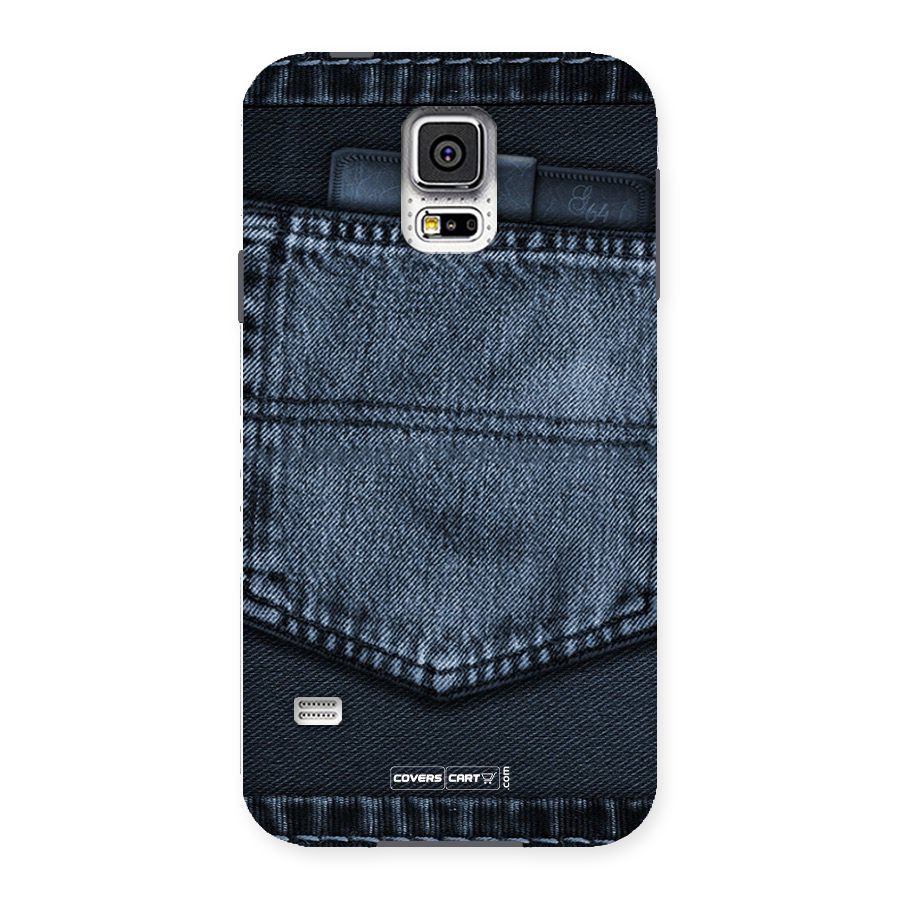 Blue Denim Back Case for Samsung Galaxy S5