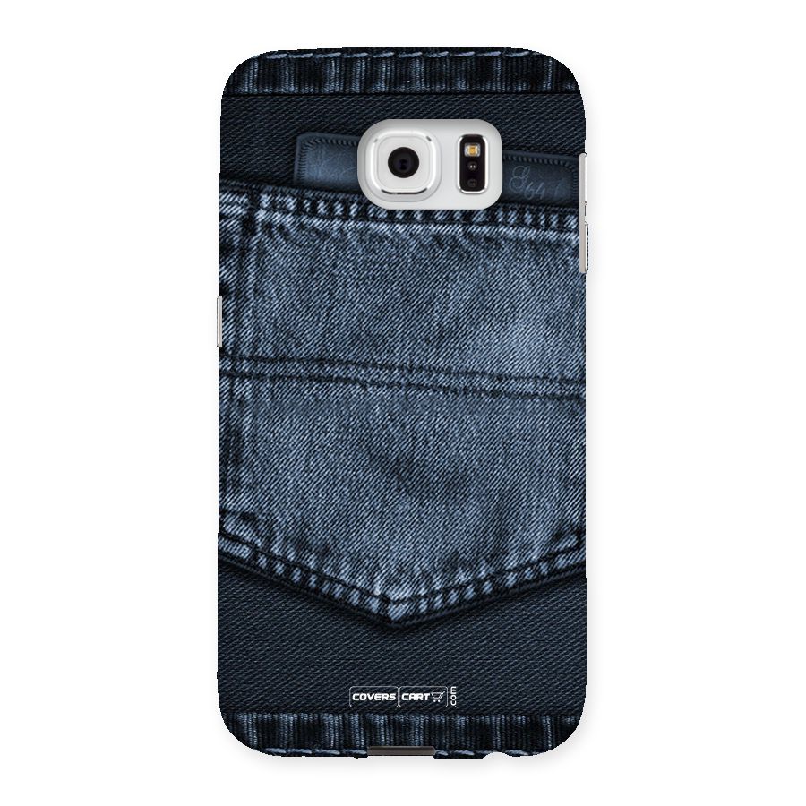 Blue Denim Back Case for Samsung Galaxy S6
