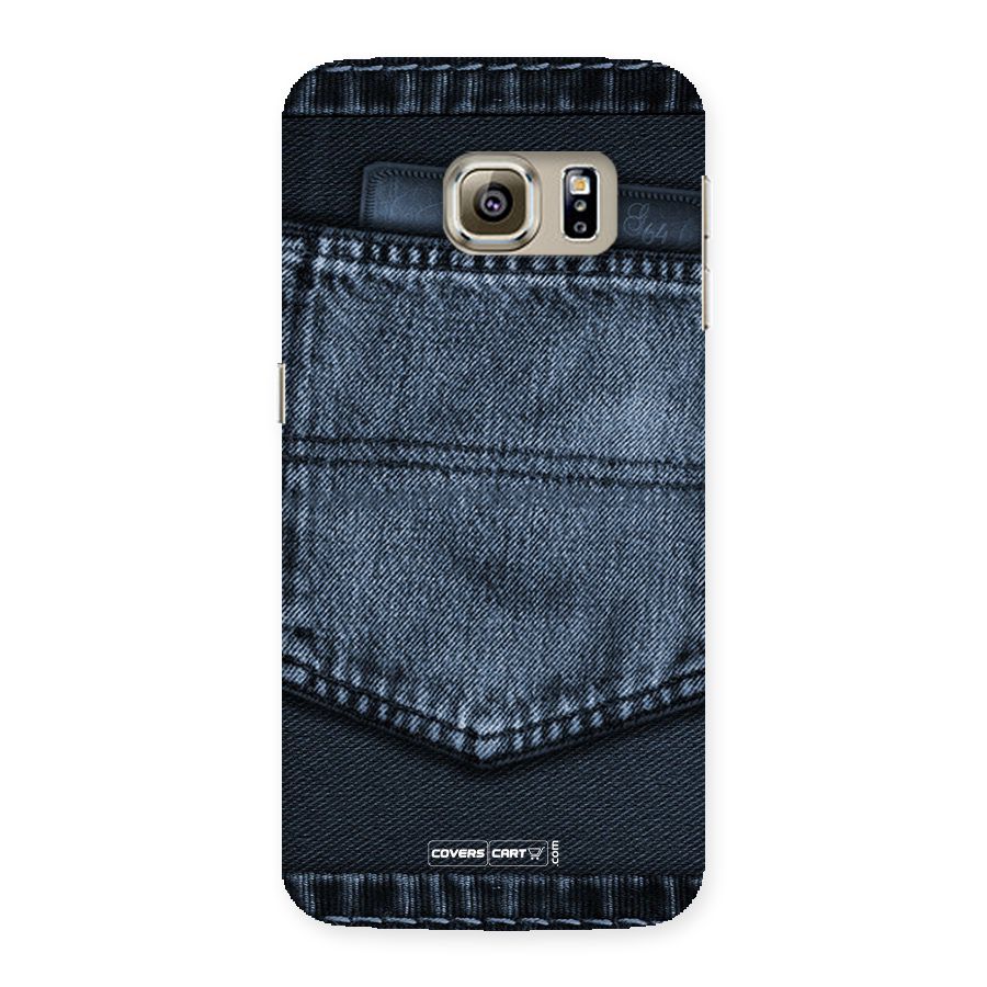 Blue Denim Back Case for Samsung Galaxy S6 Edge Plus