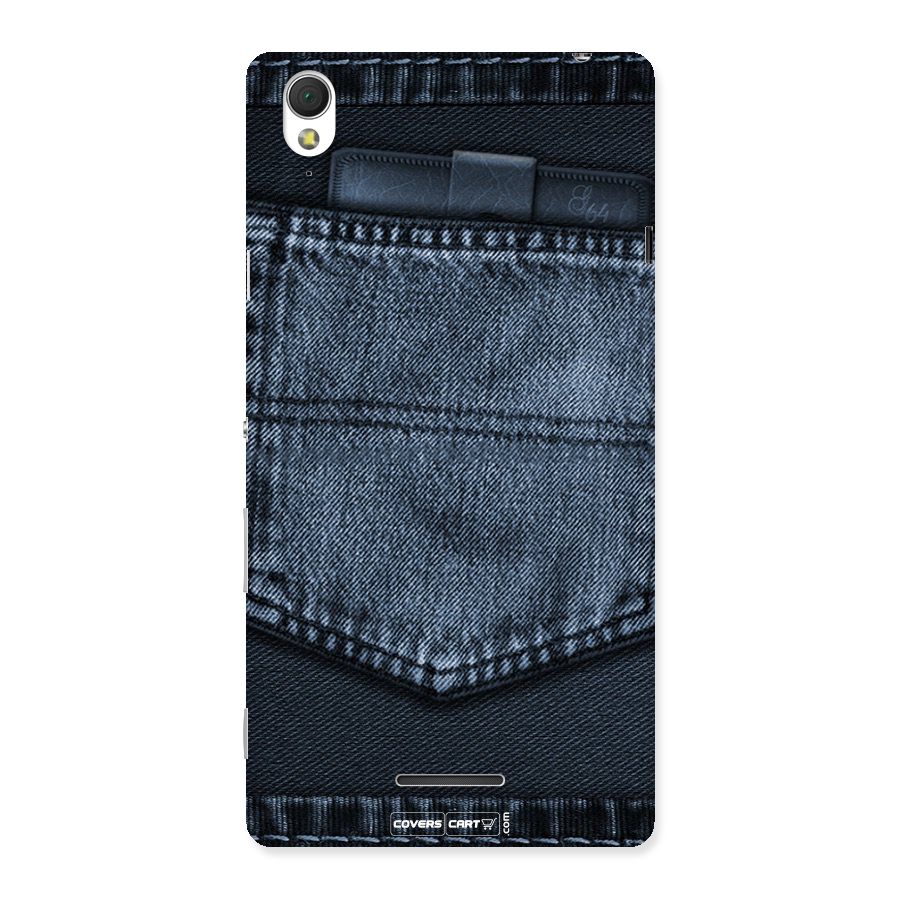 Blue Denim Back Case for Sony Xperia T3