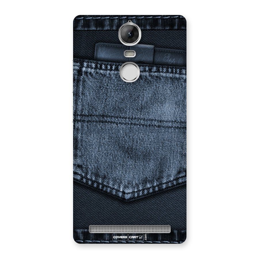 Blue Denim Back Case for Vibe K5 Note