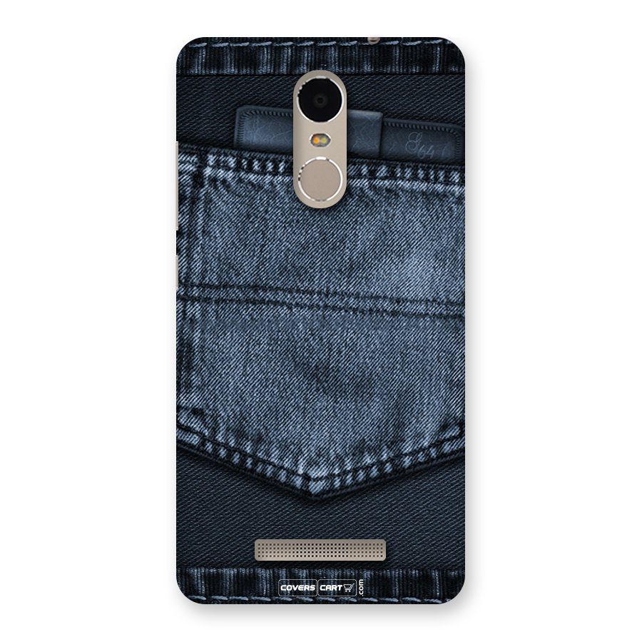Blue Denim Back Case for Xiaomi Redmi Note 3