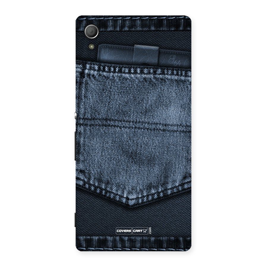 Blue Denim Back Case for Xperia Z3 Plus