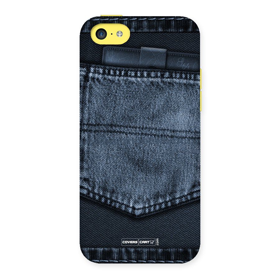 Blue Denim Back Case for iPhone 5C