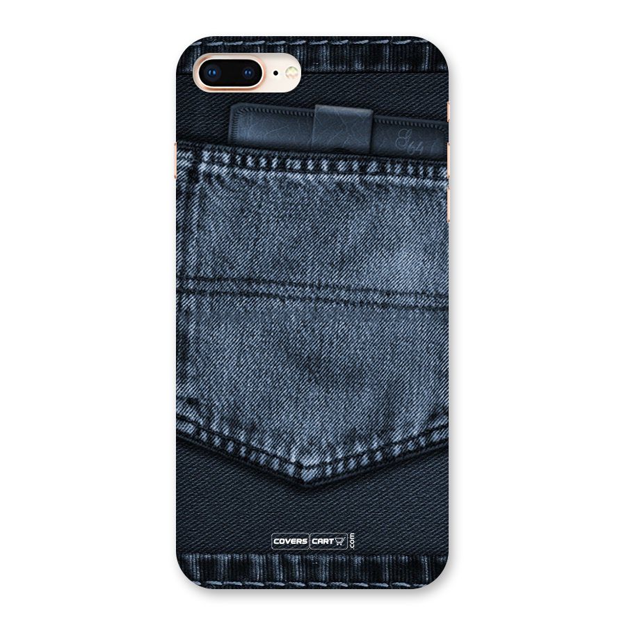 Blue Denim Back Case for iPhone 8 Plus