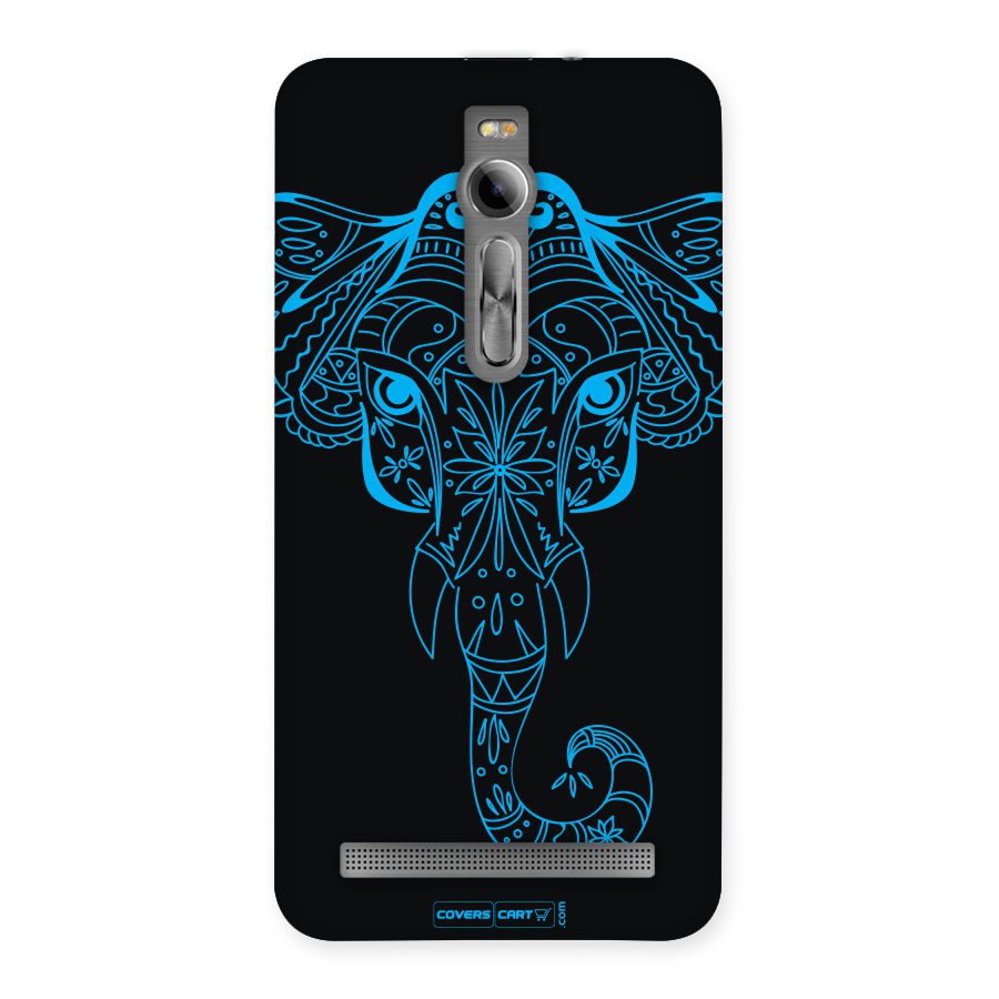 Blue Elephant Ethnic Back Case for Asus Zenfone 2