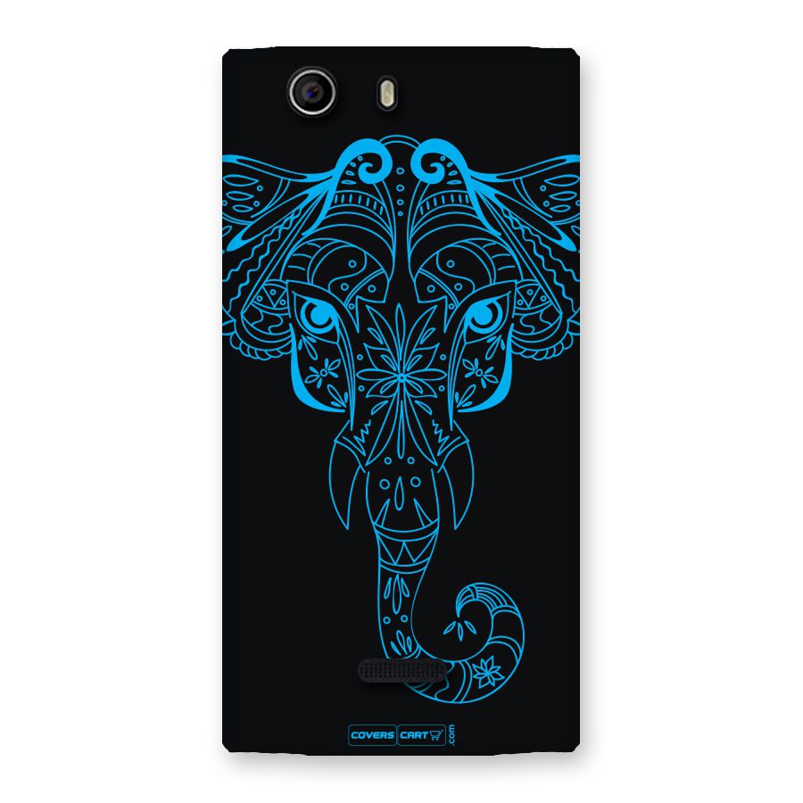 Blue Elephant Ethnic Back Case for Canvas Nitro 2 E311