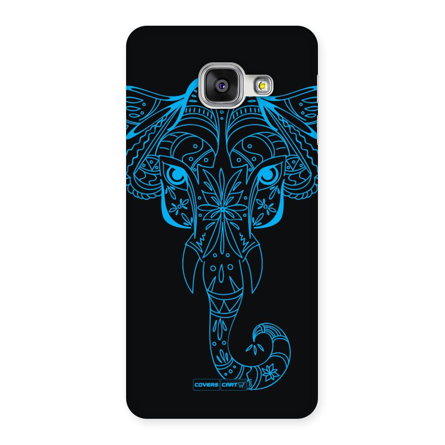 Blue Elephant Ethnic Back Case for Galaxy A3 2016