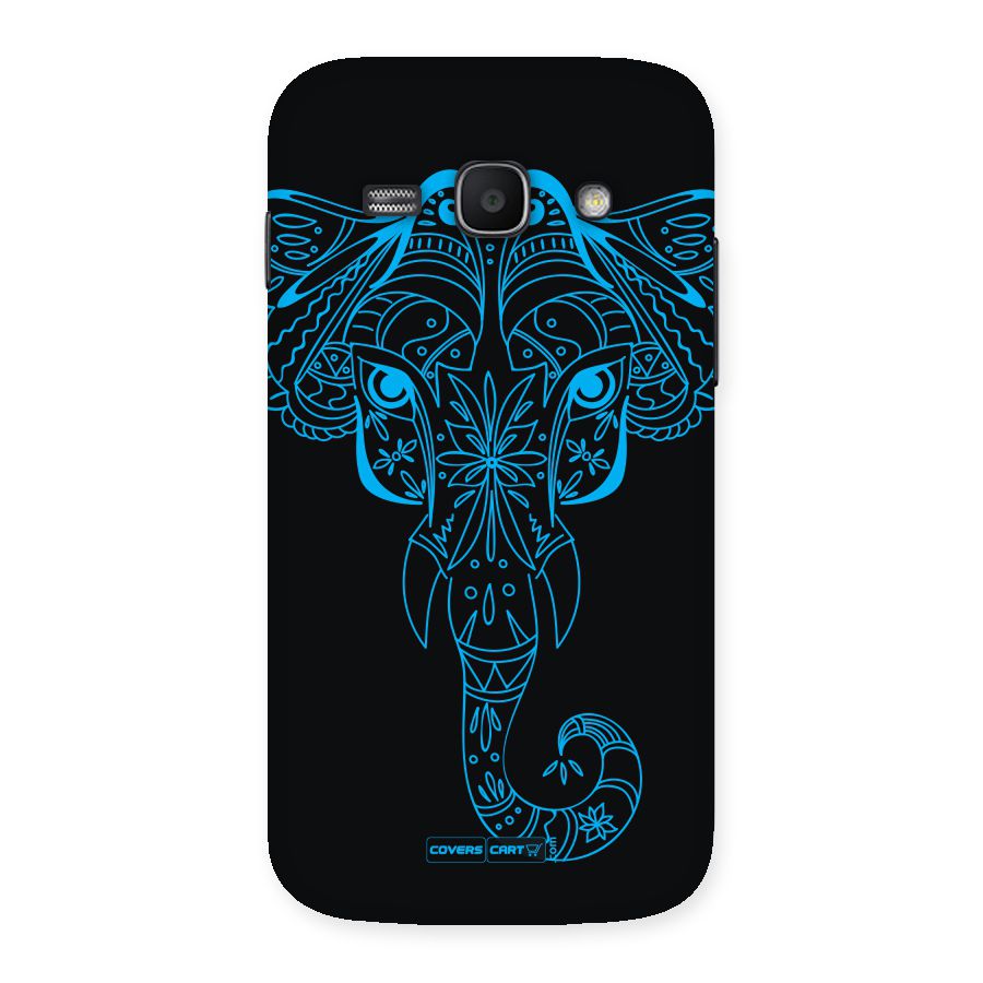 Blue Elephant Ethnic Back Case for Galaxy Ace 3