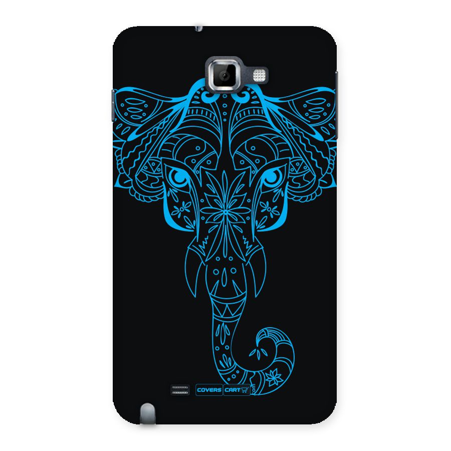 Blue Elephant Ethnic Back Case for Galaxy Note