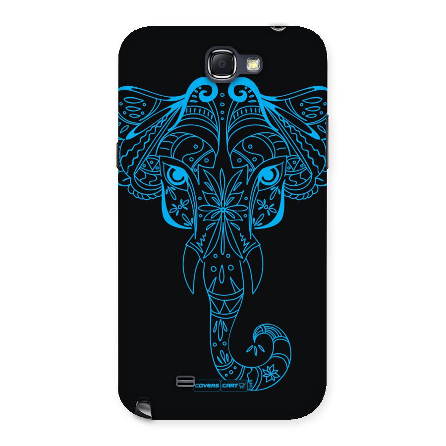 Blue Elephant Ethnic Back Case for Galaxy Note 2
