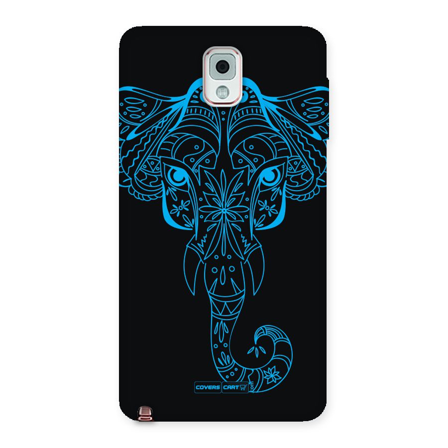 Blue Elephant Ethnic Back Case for Galaxy Note 3