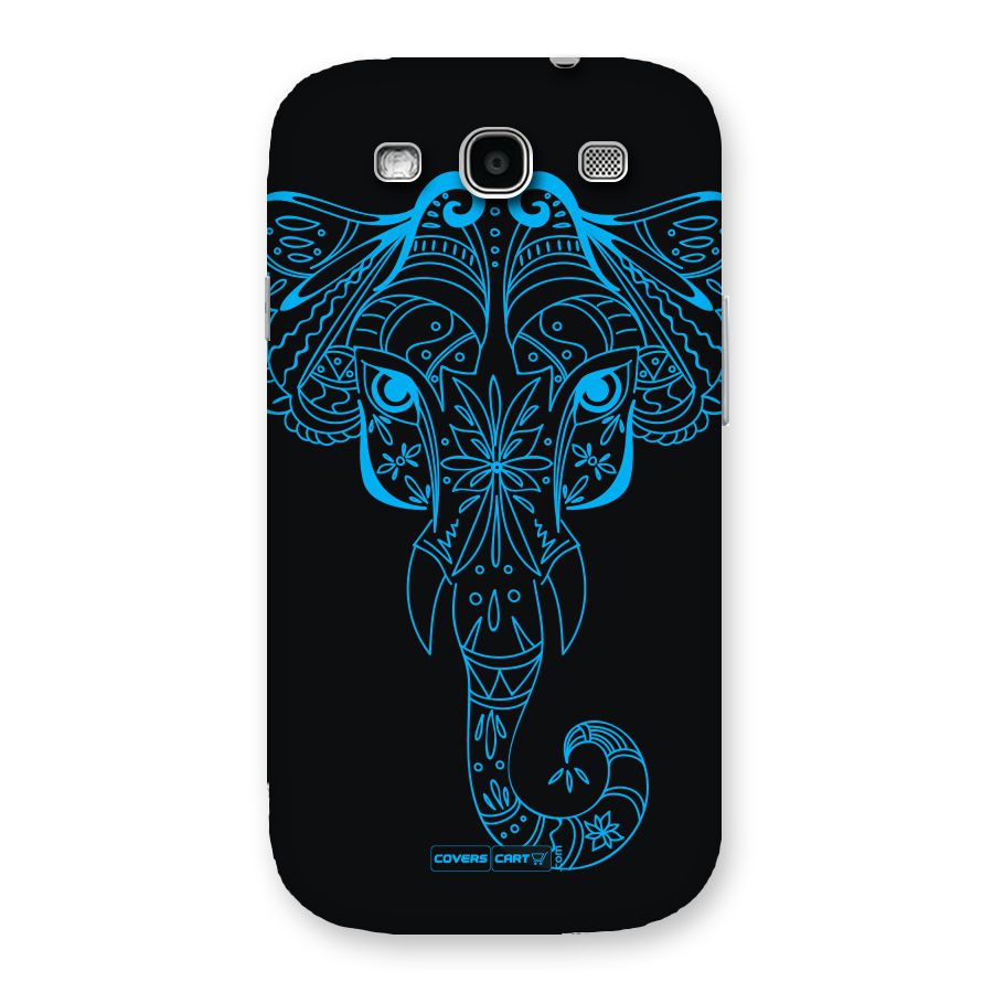 Blue Elephant Ethnic Back Case for Galaxy S3