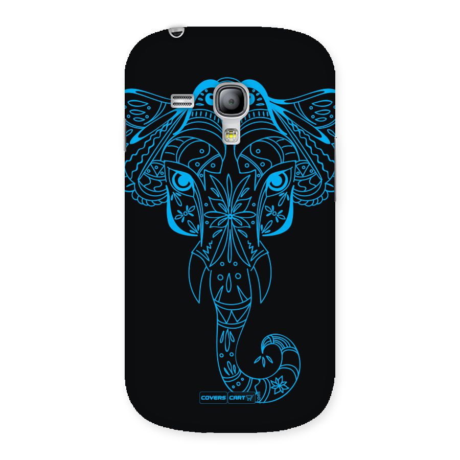 Blue Elephant Ethnic Back Case for Galaxy S3 Mini