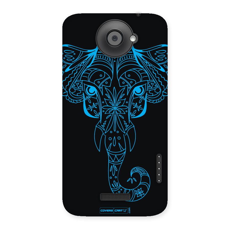 Blue Elephant Ethnic Back Case for HTC One X