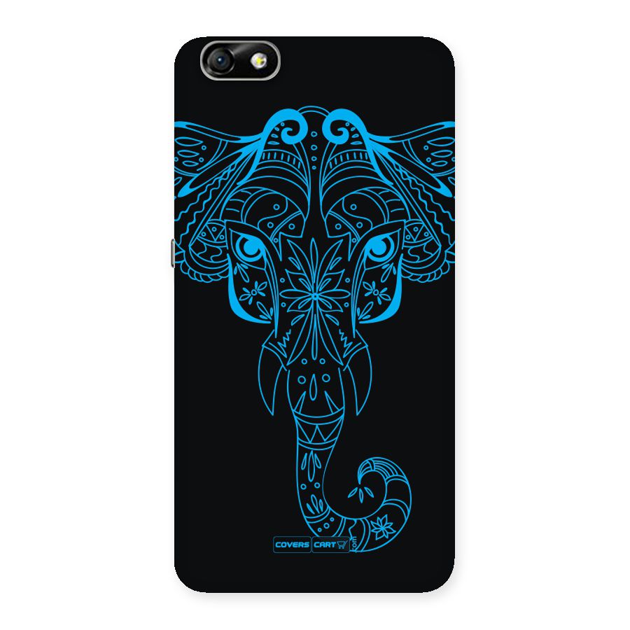 Blue Elephant Ethnic Back Case for Honor 4X