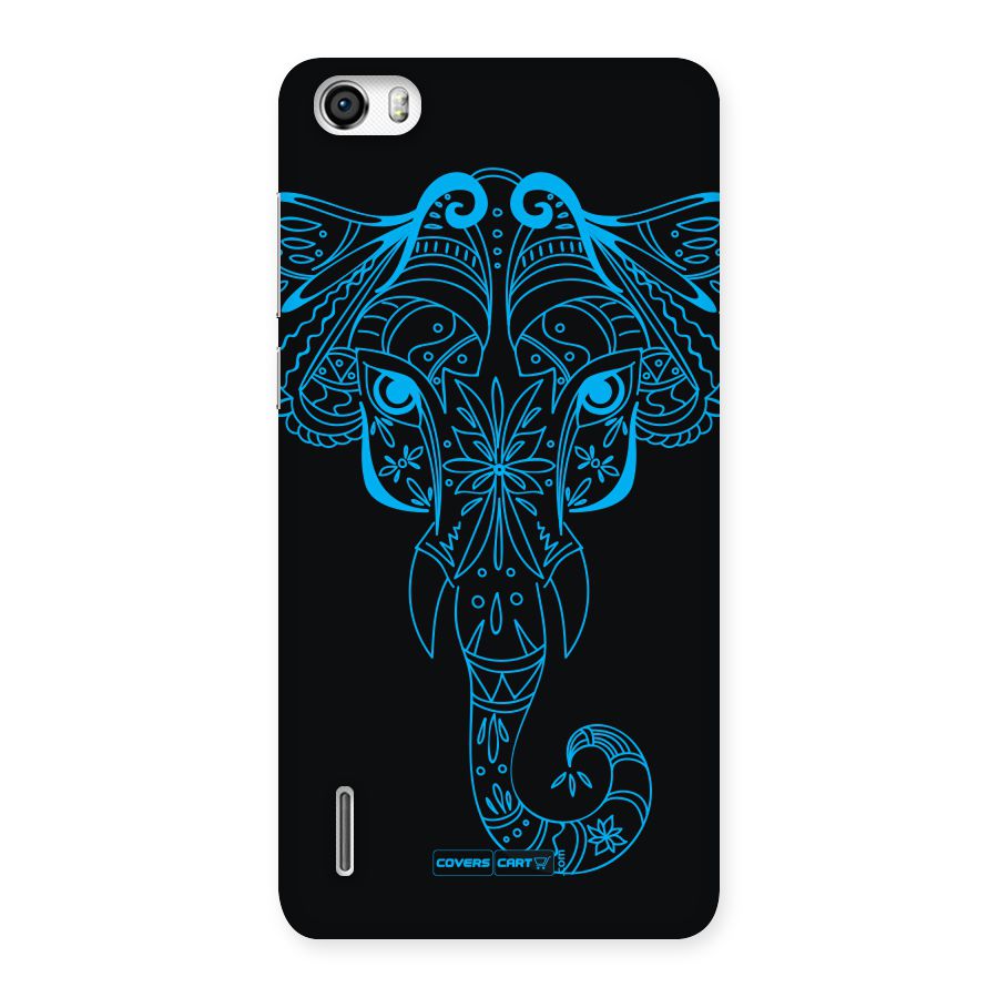 Blue Elephant Ethnic Back Case for Honor 6