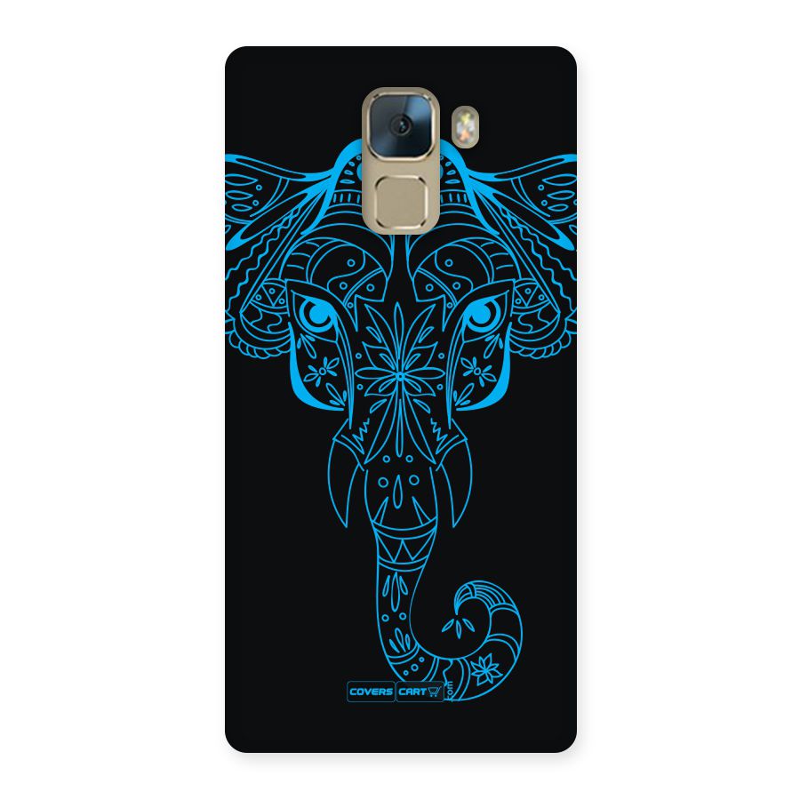 Blue Elephant Ethnic Back Case for Huawei Honor 7