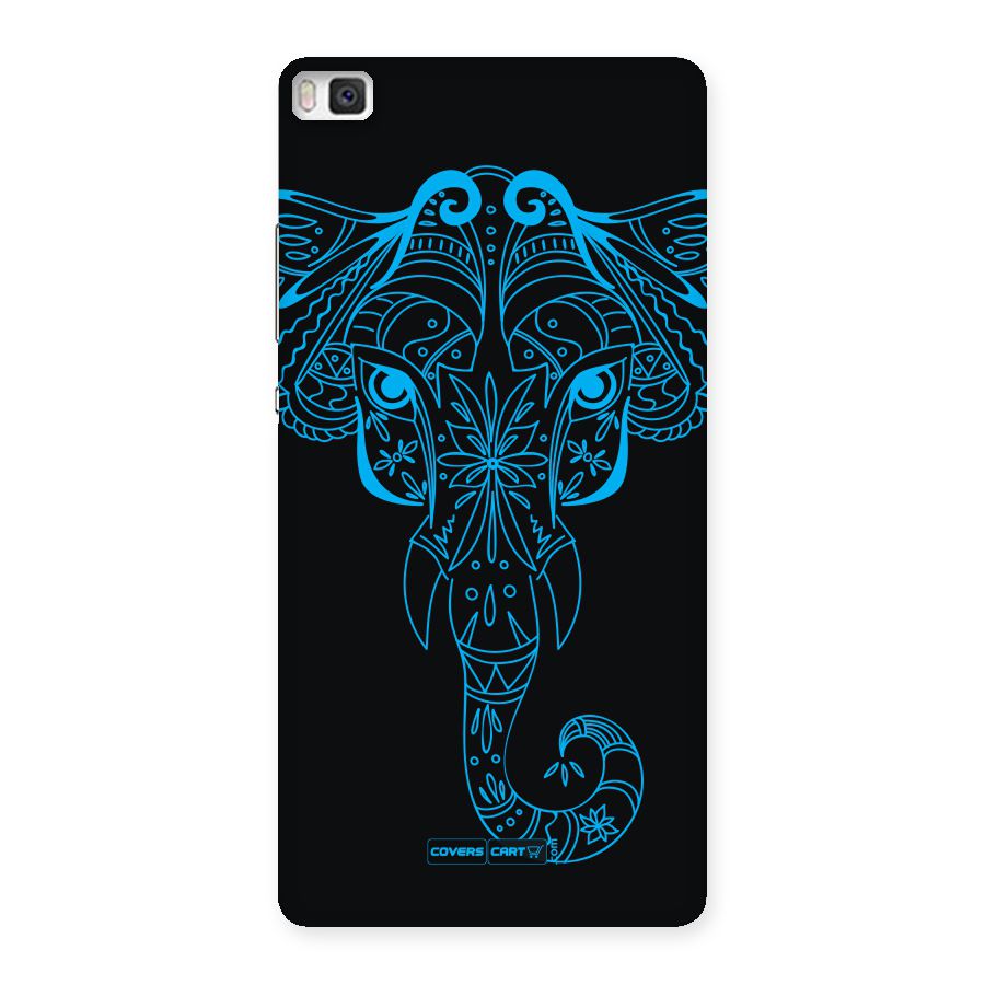 Blue Elephant Ethnic Back Case for Huawei P8