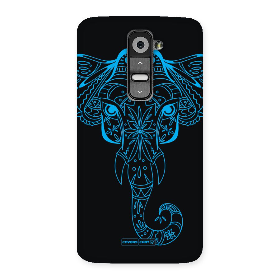 Blue Elephant Ethnic Back Case for LG G2