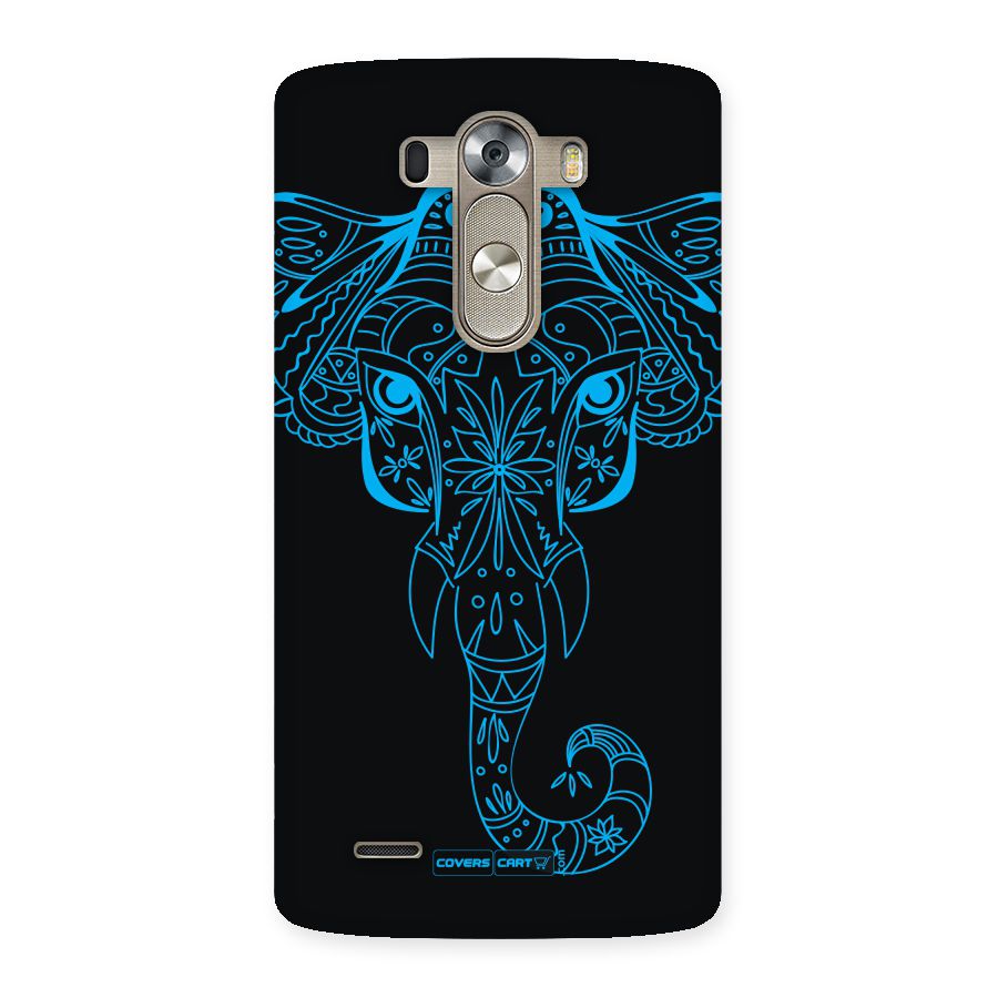 Blue Elephant Ethnic Back Case for LG G3