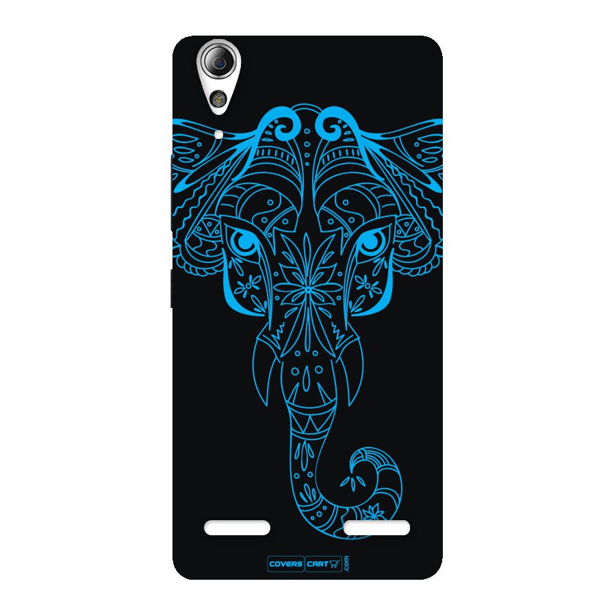 Blue Elephant Ethnic Back Case for Lenovo A6000