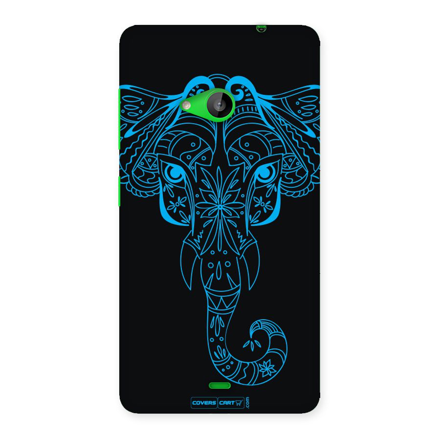 Blue Elephant Ethnic Back Case for Lumia 535