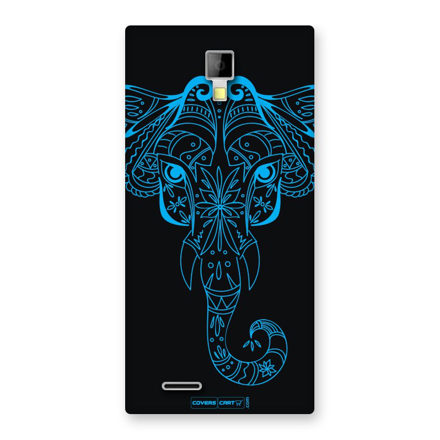 Blue Elephant Ethnic Back Case for Micromax Canvas Xpress A99