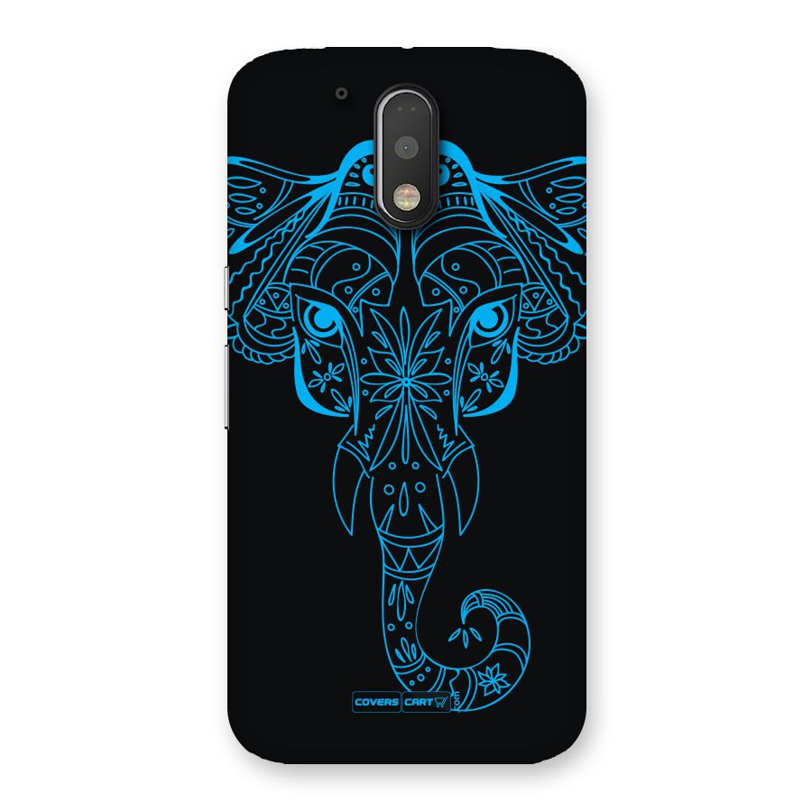 Blue Elephant Ethnic Back Case for Motorola Moto G4 Plus