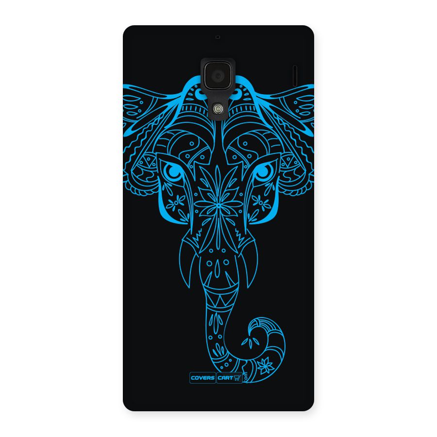 Blue Elephant Ethnic Back Case for Redmi 1S