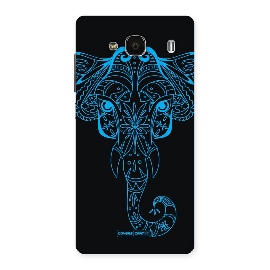 Blue Elephant Ethnic Back Case for Redmi 2