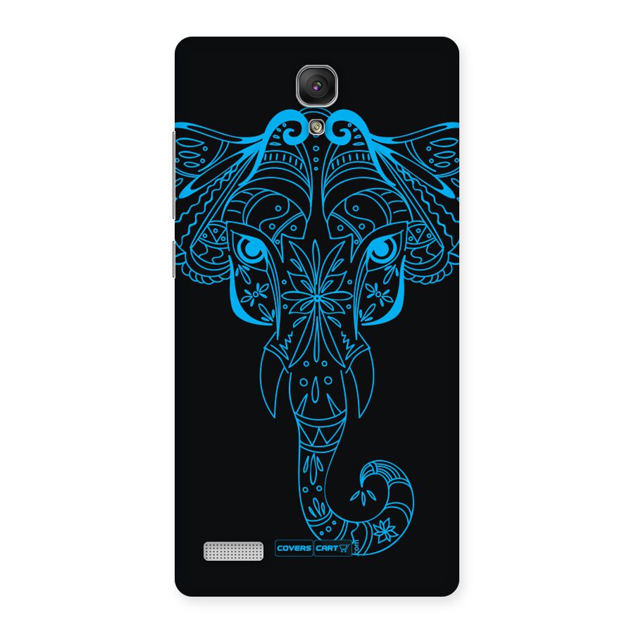 Blue Elephant Ethnic Back Case for Redmi Note