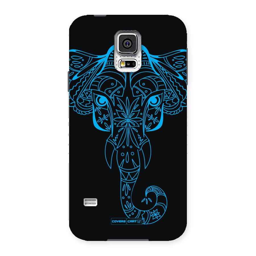 Blue Elephant Ethnic Back Case for Samsung Galaxy S5